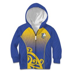 Custom James Cook High School Kid Hoodie Maori Koru Pattern LT05