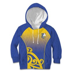 Custom James Cook High School Kid Hoodie Maori Koru Pattern LT05
