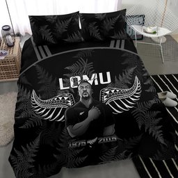 New Zealand Silver Fern Rugby Bedding Set Aotearoa Godfather Proud Gone But Never Forgotten LT14