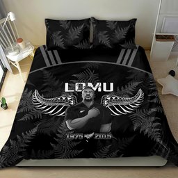 New Zealand Silver Fern Rugby Bedding Set Aotearoa Godfather Proud Gone But Never Forgotten LT14