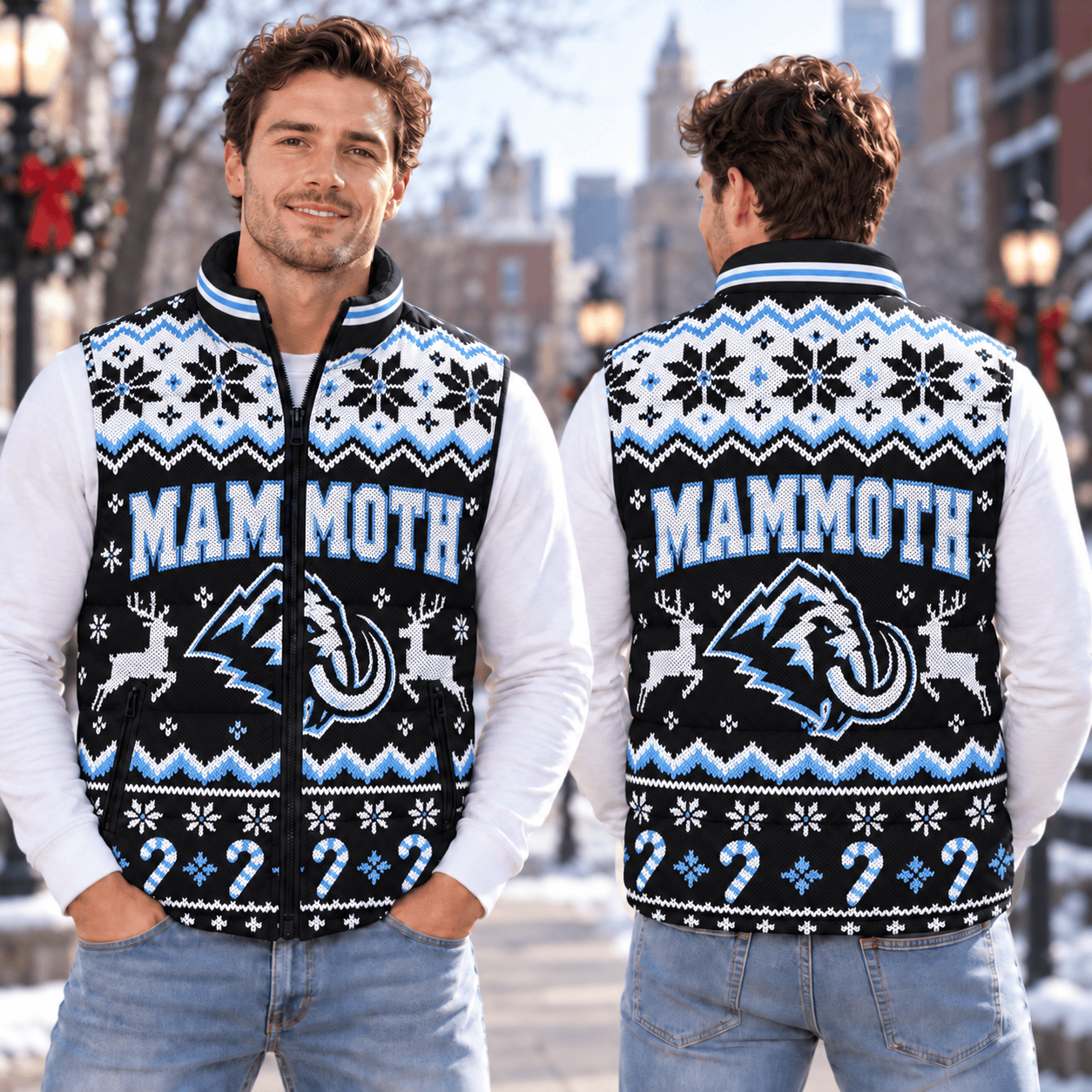 Utah Mammoth NHL Puffer Jacket Christmas For Fan