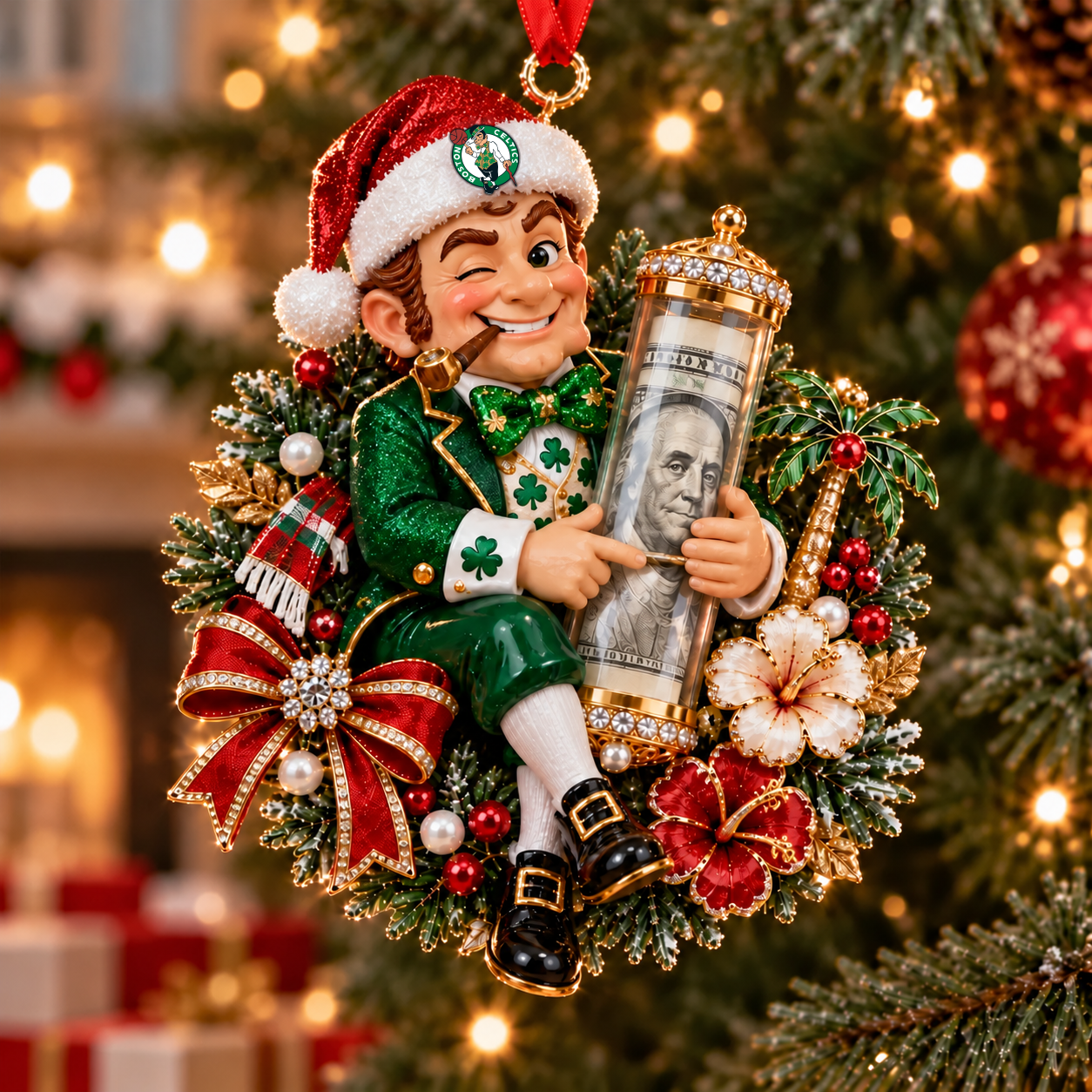 Boston Celtics NBA Ornament Christmas For Fan