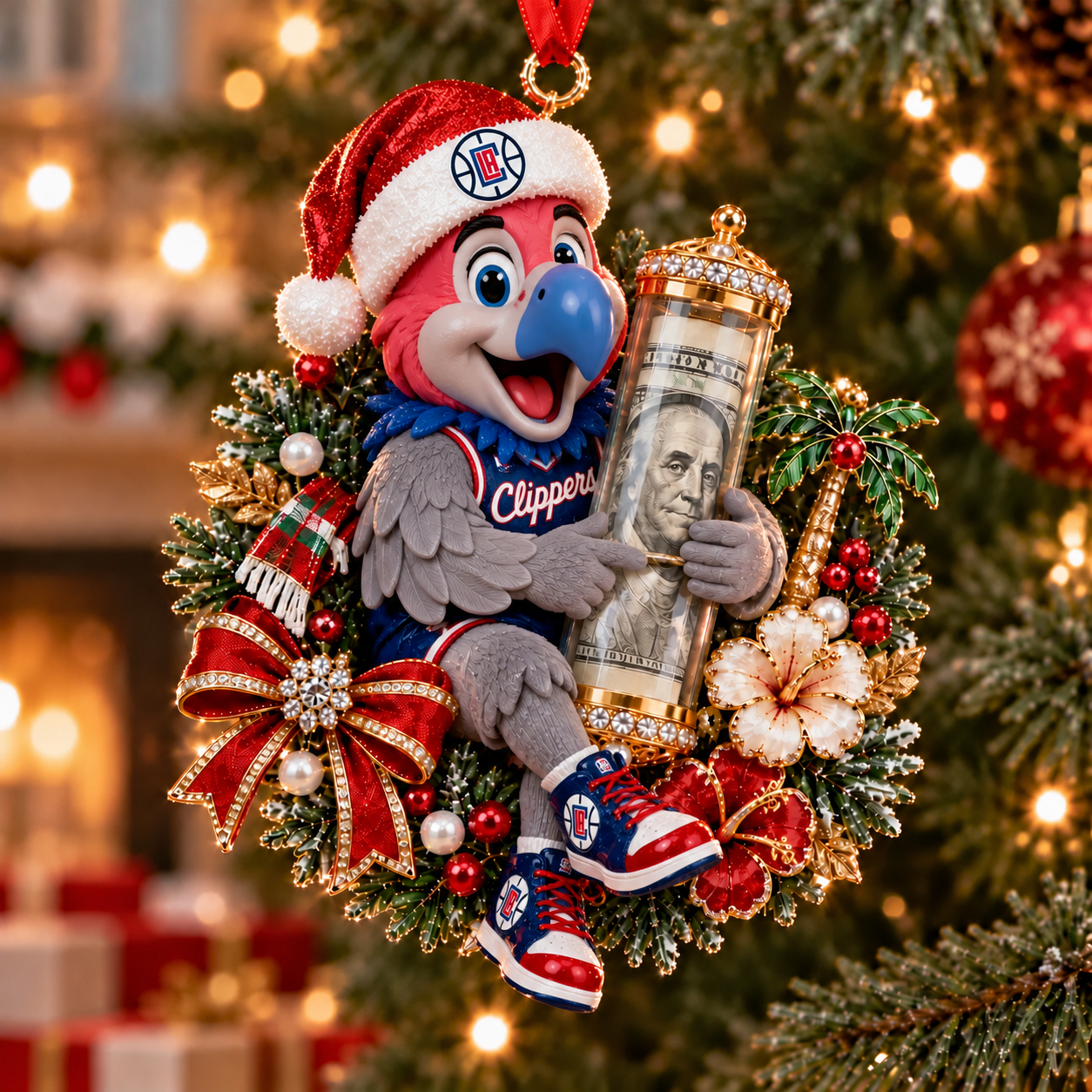 Los Angeles Clippers NBA Ornament Christmas For Fan