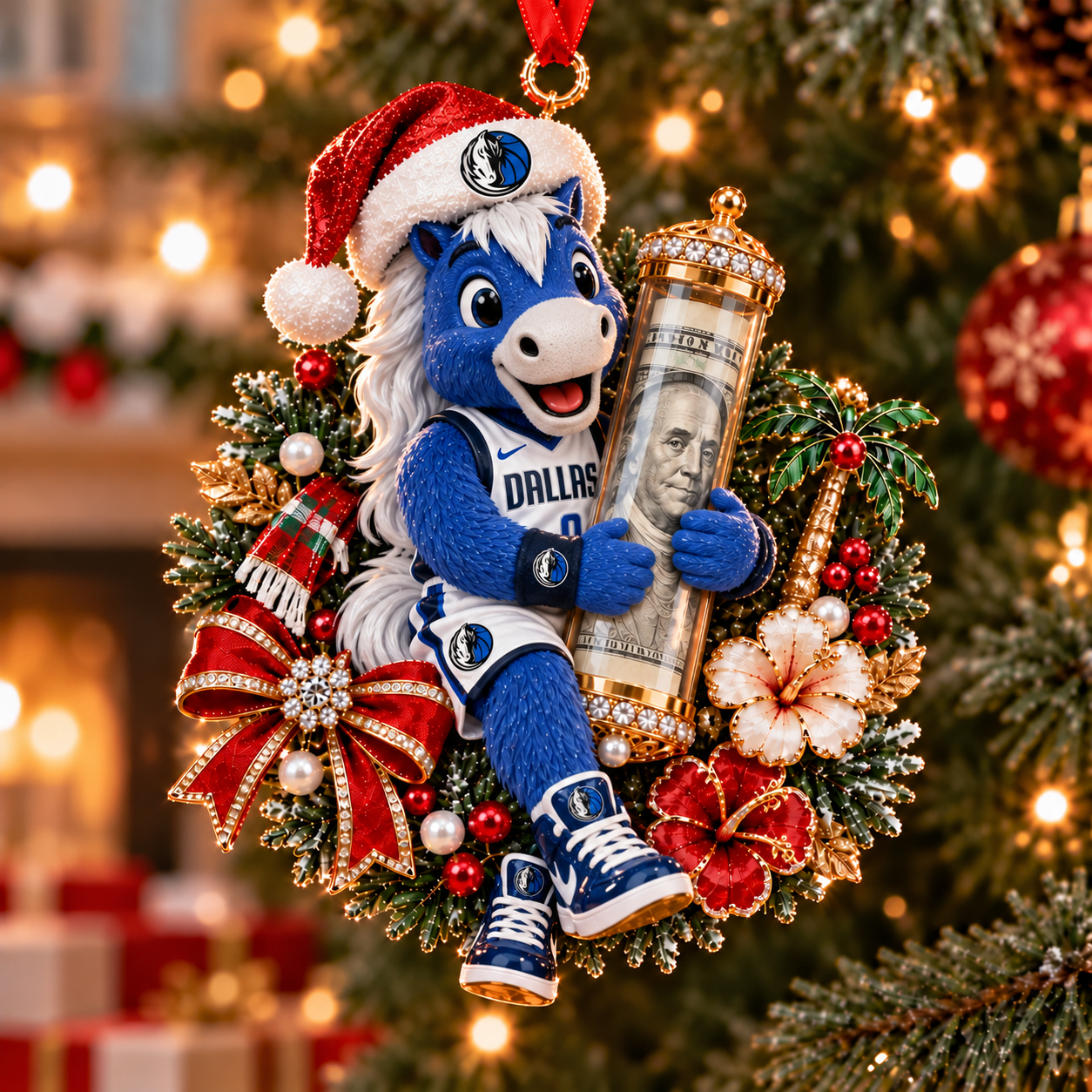 Dallas Mavericks NBA Ornament Christmas For Fan