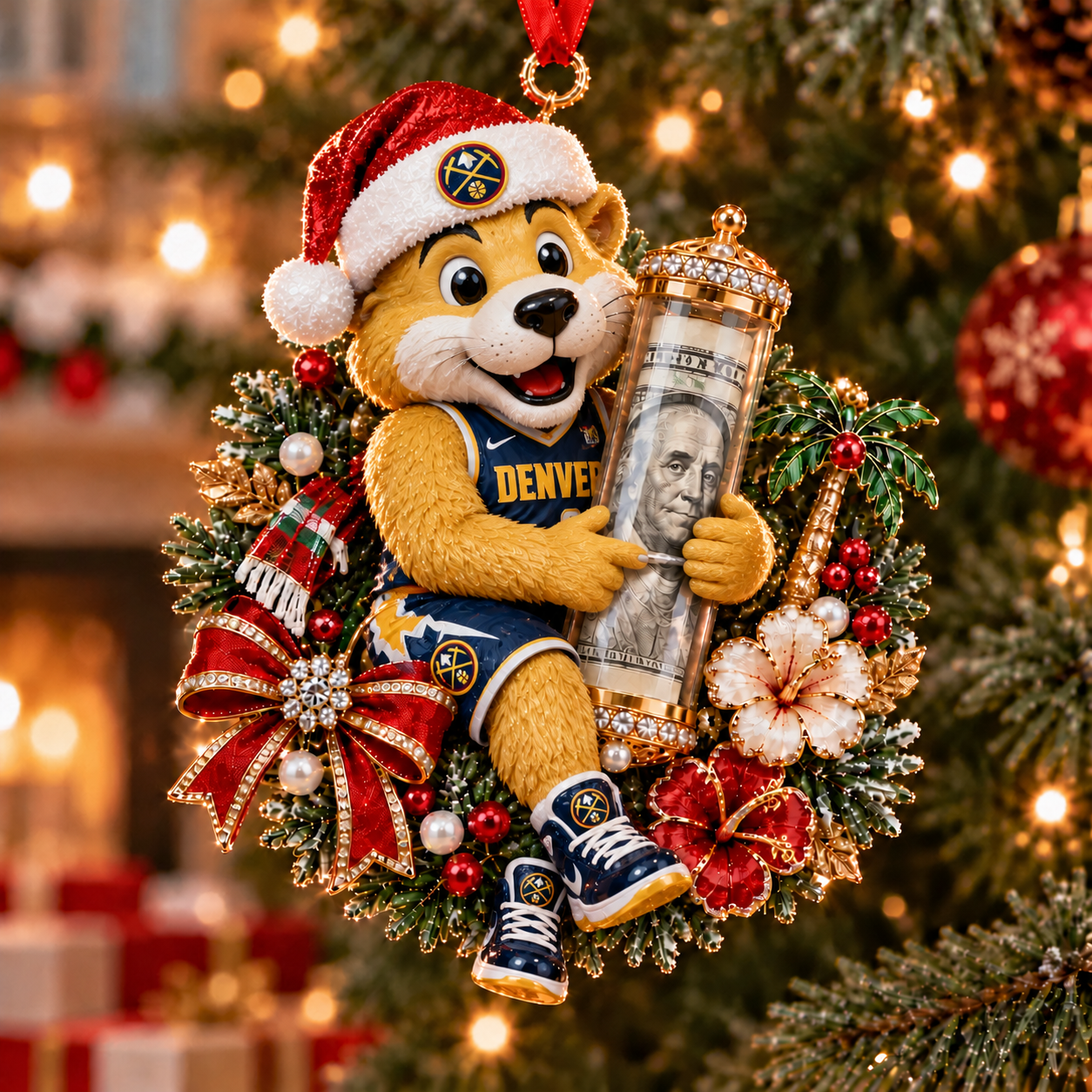 Denver Nuggets NBA Ornament Christmas For Fan