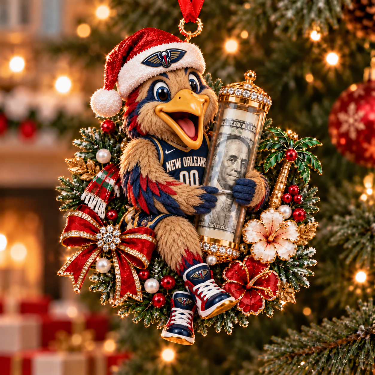 New Orleans Pelicans NBA Ornament Christmas For Fan