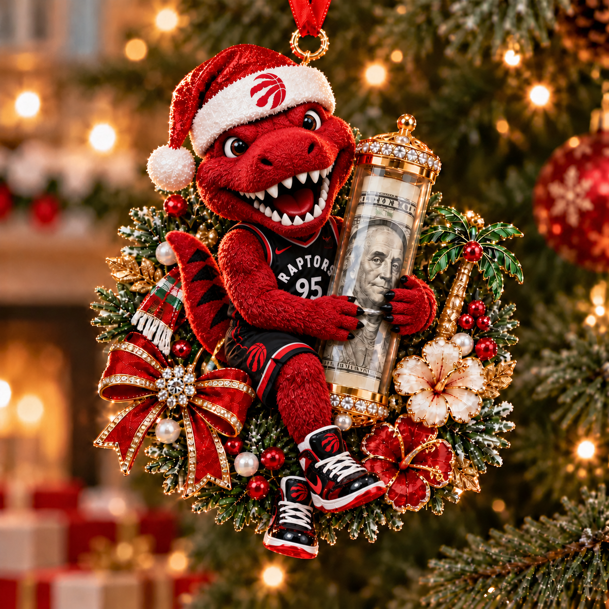 Toronto Raptors NBA Ornament Christmas For Fan