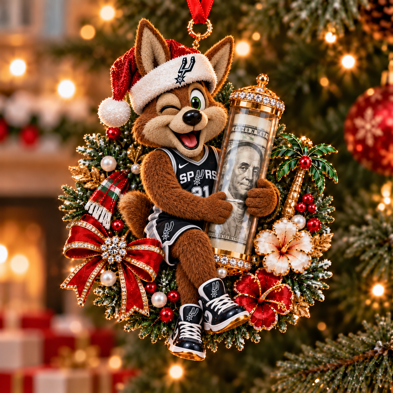 San Antonio Spurs NBA Ornament Christmas For Fan