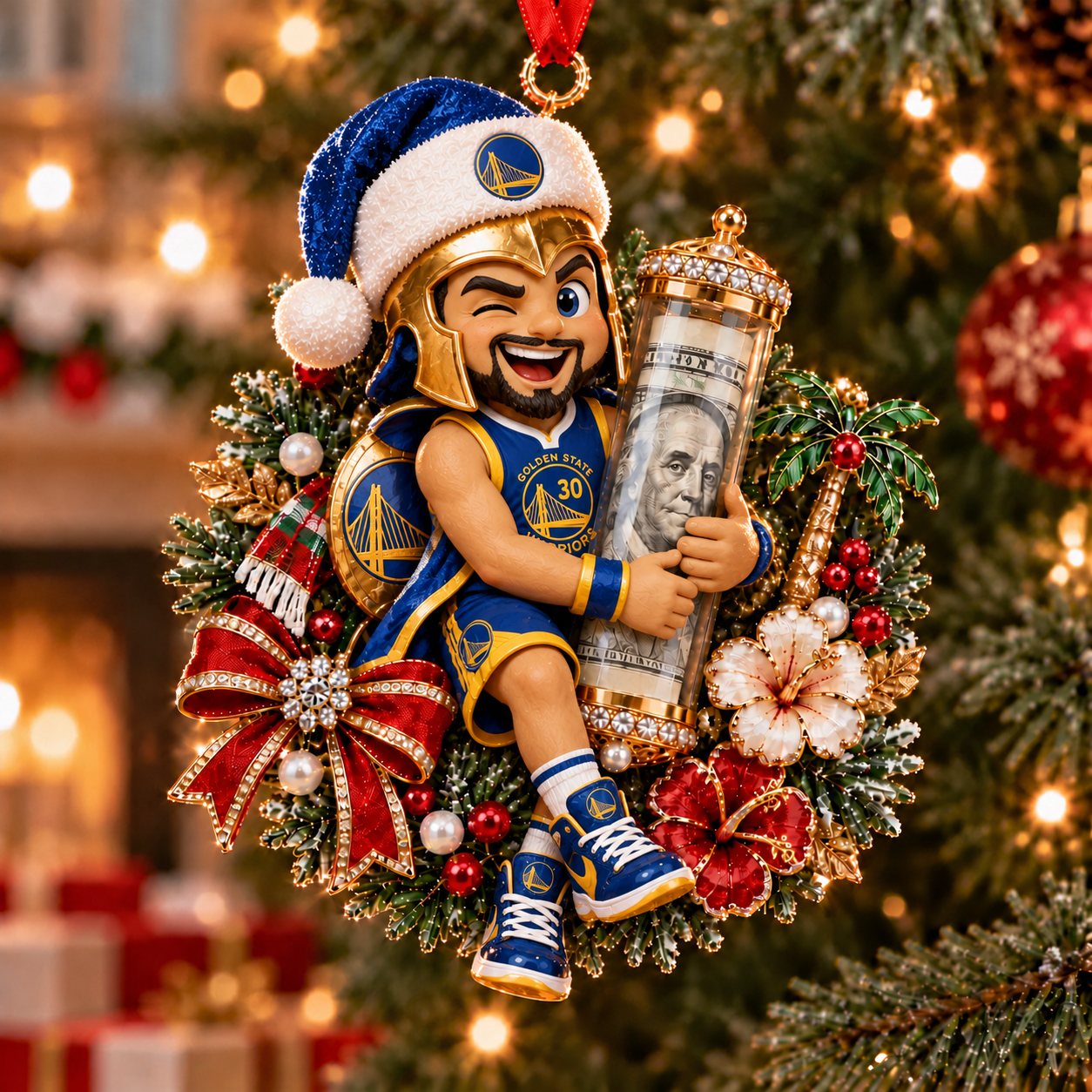 Golden State Warriors NBA Ornament Christmas For Fan