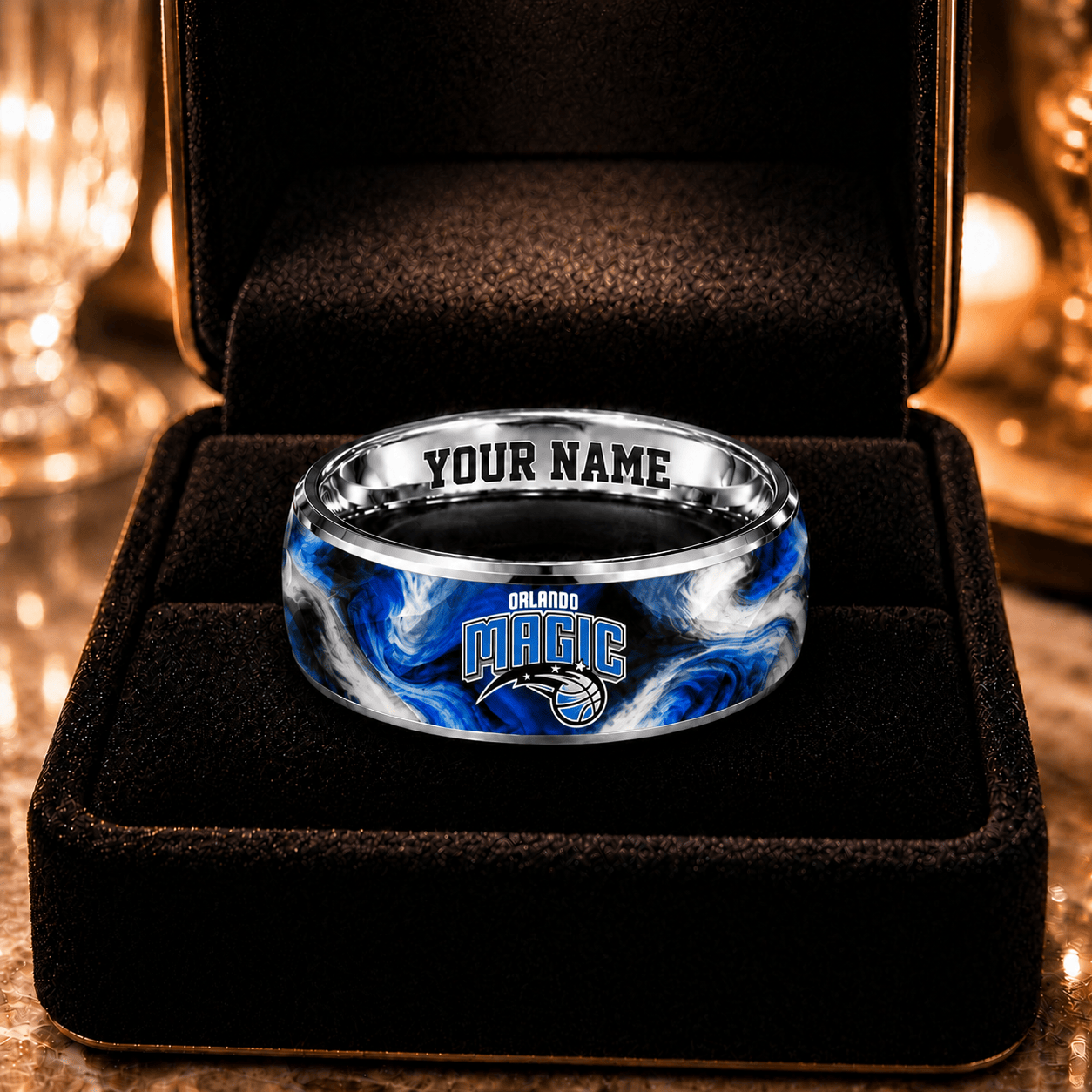 Orlando Magic NBA Ring Custom Name For Fan