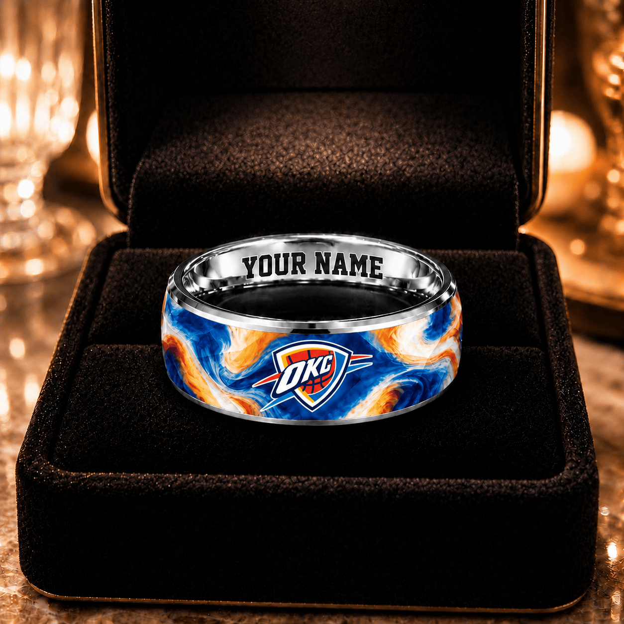 Phoenix Suns NBA Ring Custom Name For Fan