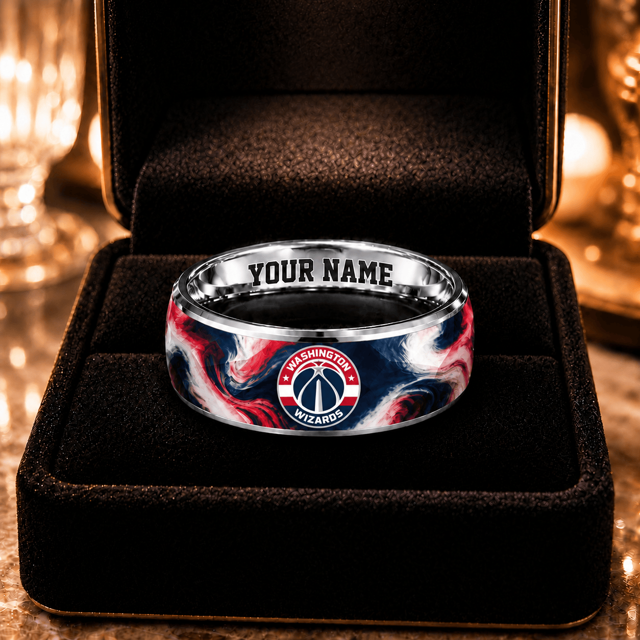 Washington Wizards NBA Ring Custom Name For Fan