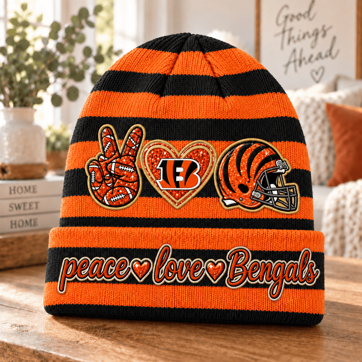 Cincinnati Bengals NFL Beanie Hat For Fan