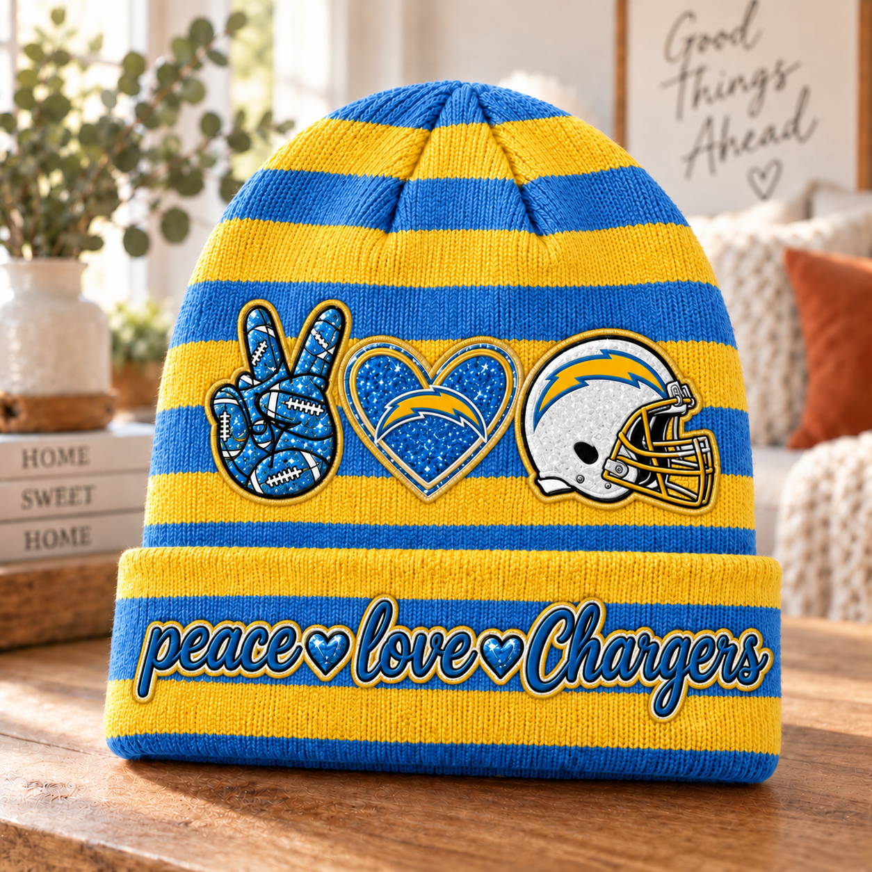 Los Angeles Chargers NFL Beanie Hat For Fan
