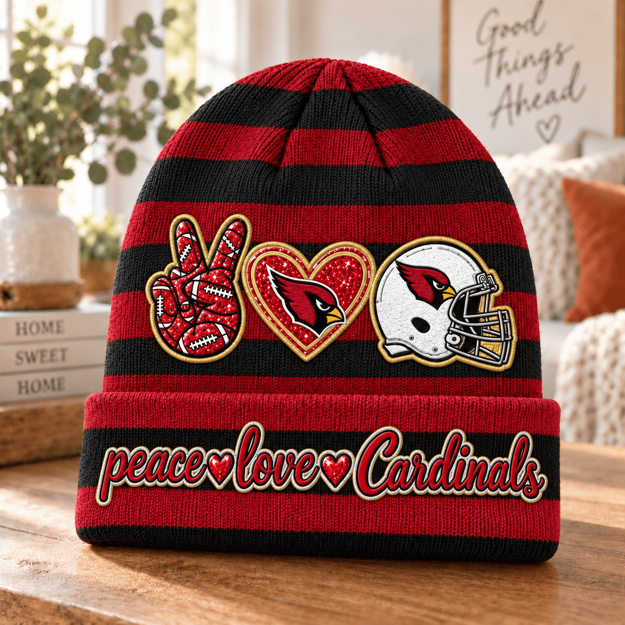 Arizona Cardinals NFL Beanie Hat For Fan