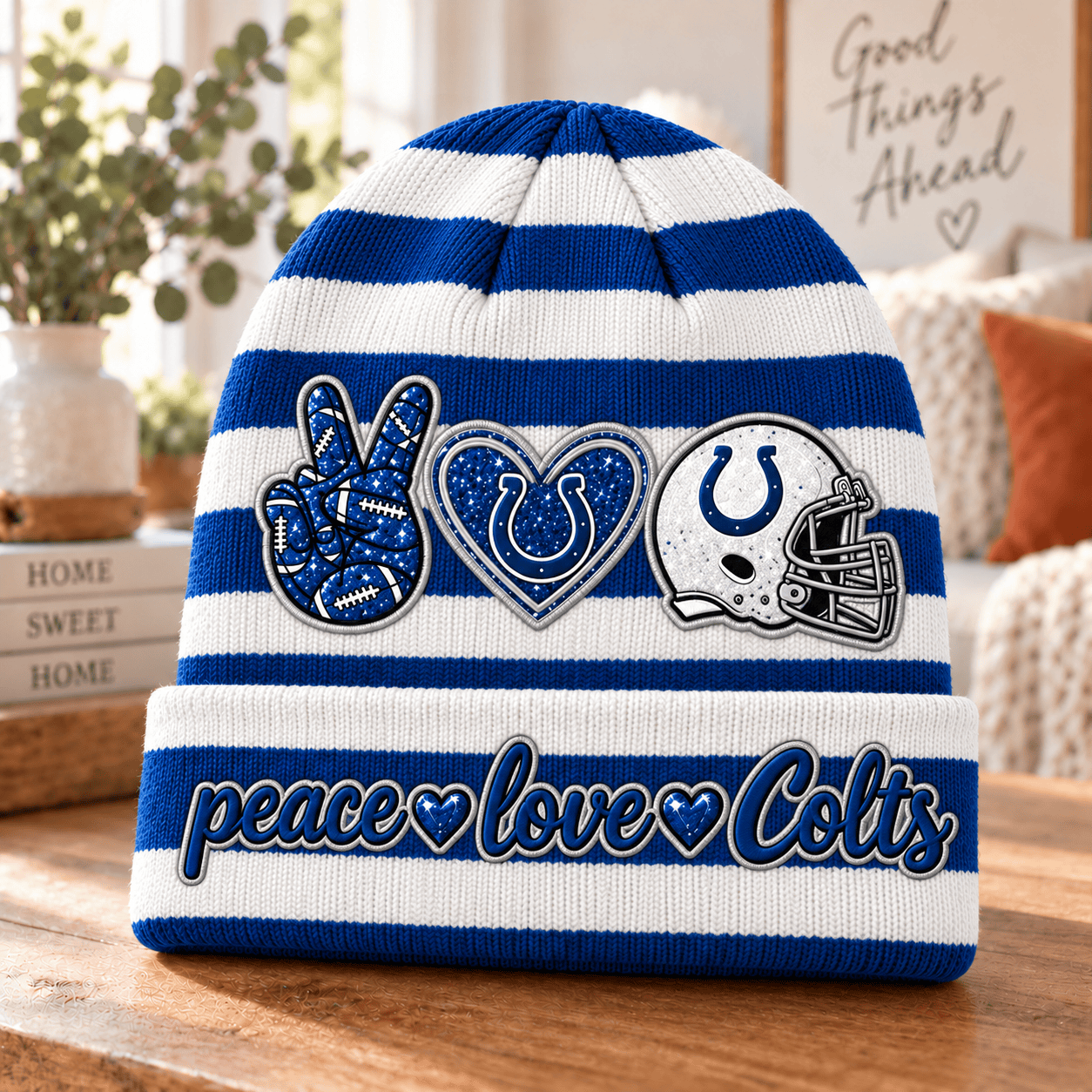 Indianapolis Colts NFL Beanie Hat For Fan
