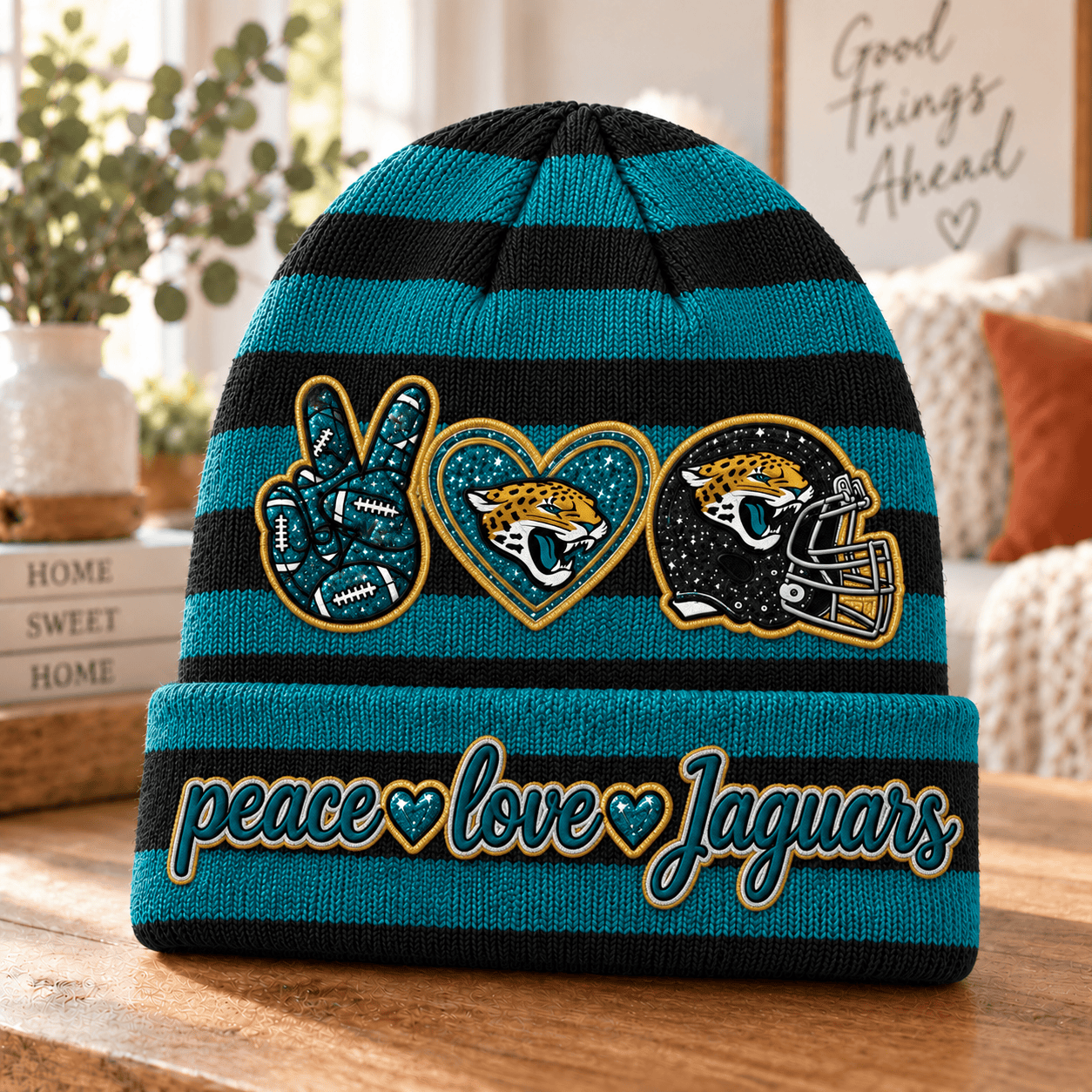 Jacksonville Jaguars NFL Beanie Hat For Fan