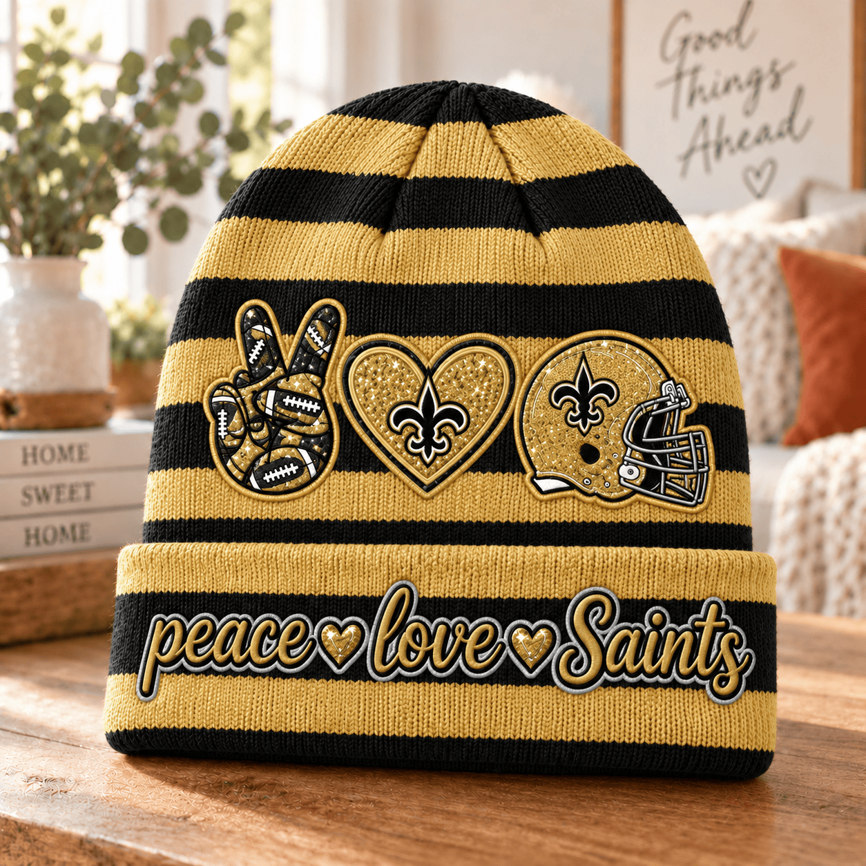 New Orleans Saints NFL Beanie Hat For Fan