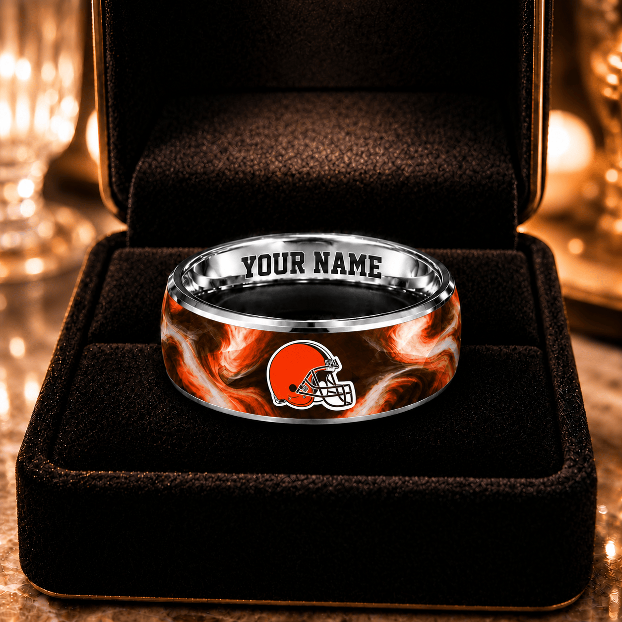 Cleveland Browns NFL Ring Custom Name For Fan
