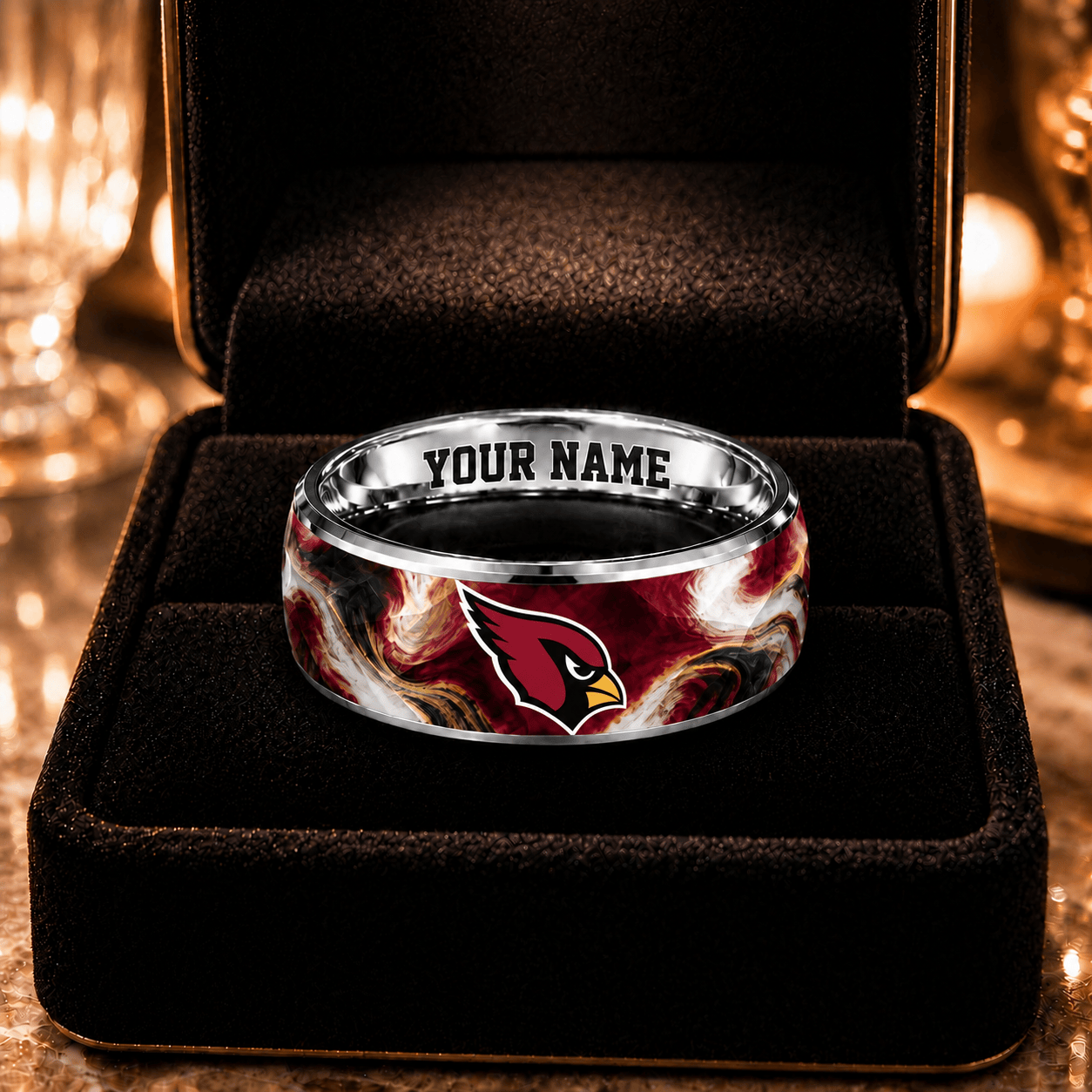 Arizona Cardinals NFL Ring Custom Name For Fan