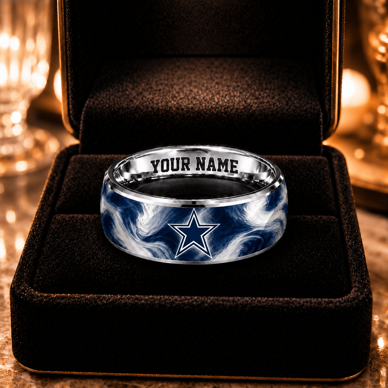 Dallas Cowboys NFL Ring Custom Name For Fan