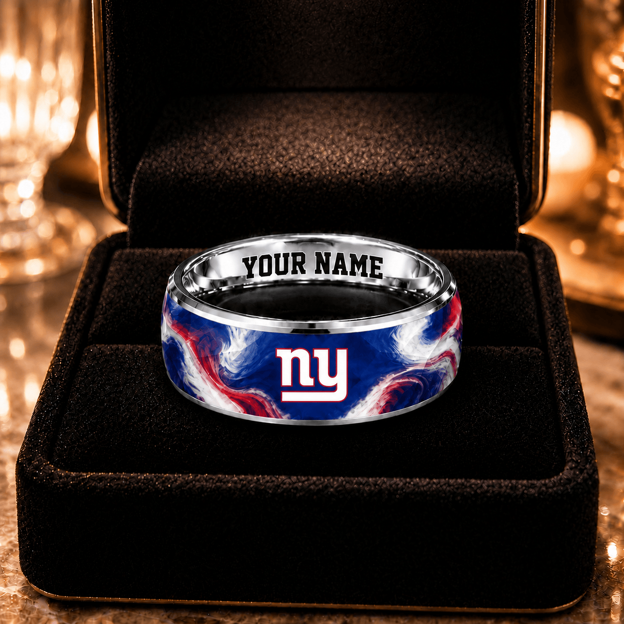 New York Giants NFL Ring Custom Name For Fan