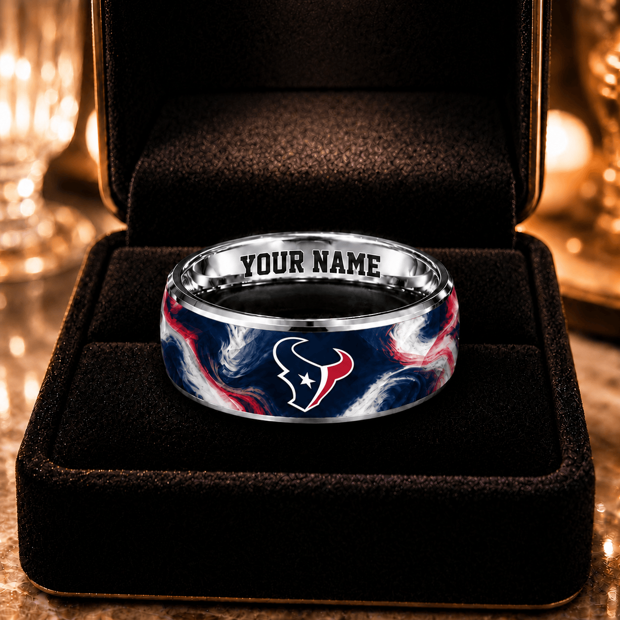 Houston Texans NFL Ring Custom Name For Fan