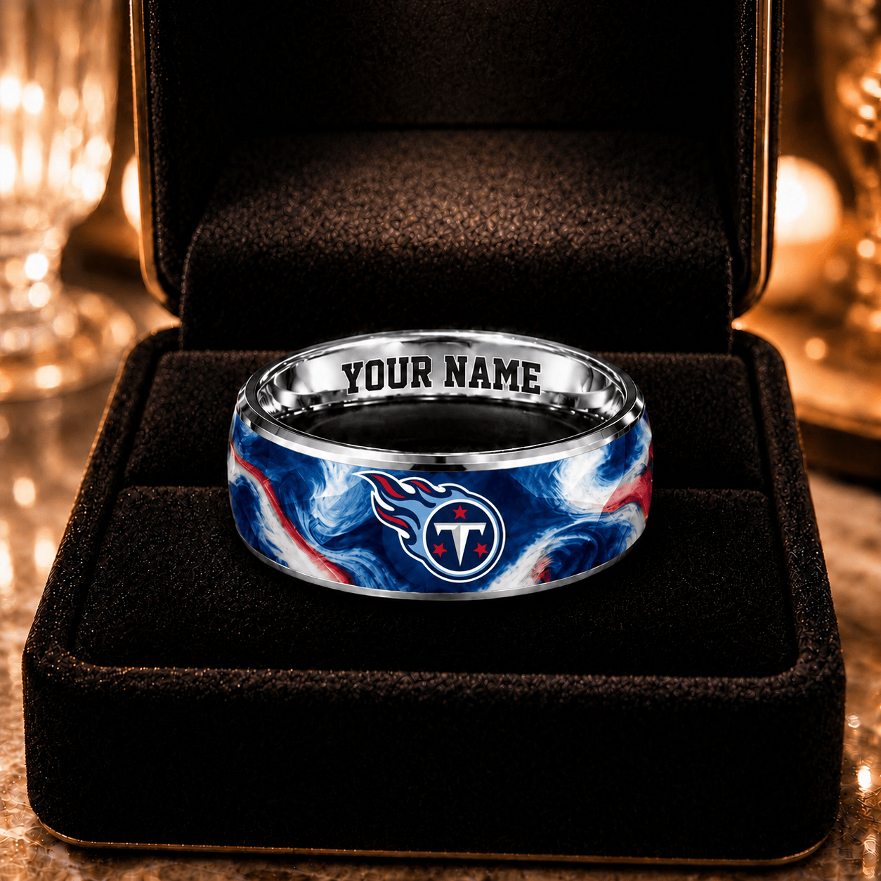 Tennessee Titans NFL Ring Custom Name For Fan