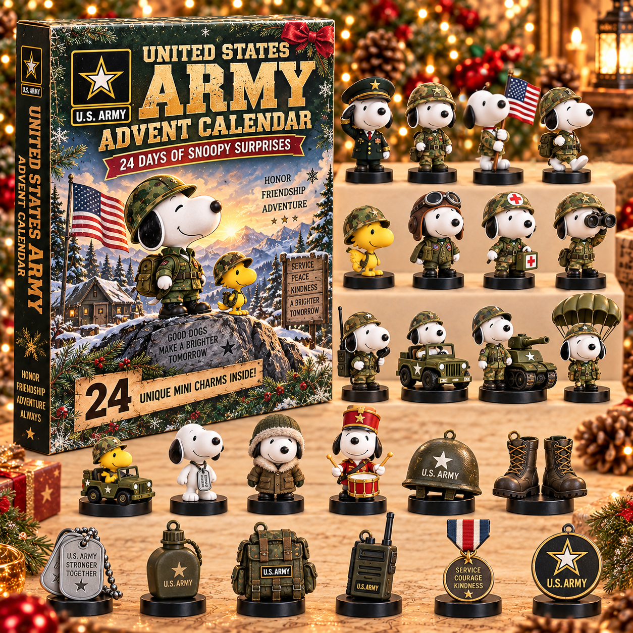 Advent Calendar Snoopy x US Army For Fan