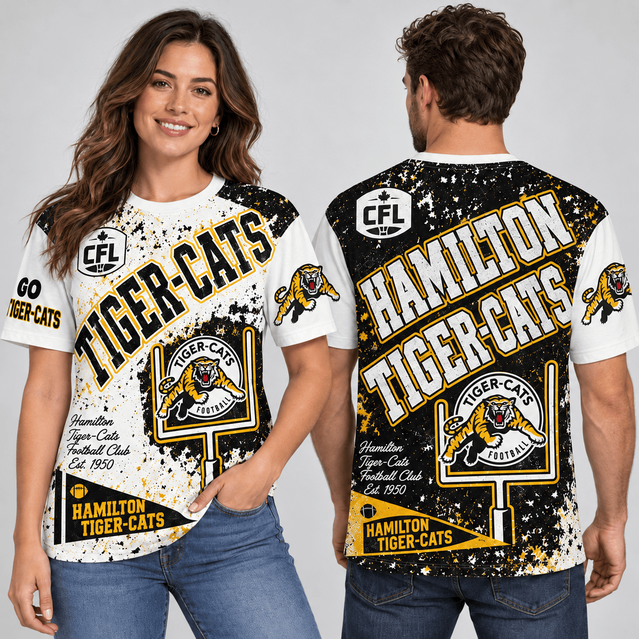 Hamilton Tiger-Cats CFL T-Shirt For Fan