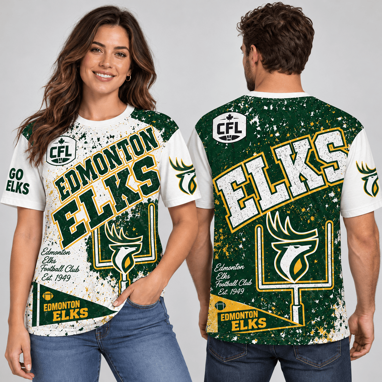 Edmonton Elks CFL T-Shirt For Fan