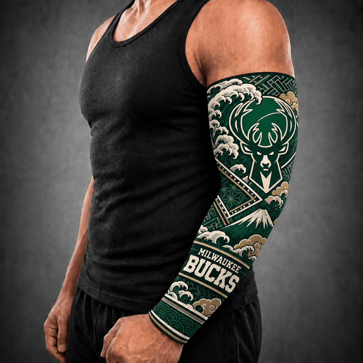 Milwaukee Bucks NBA Arm Sleeves Japan For Fan