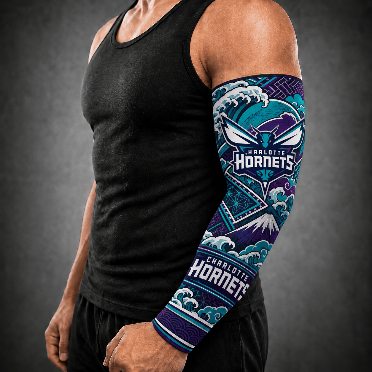 Charlotte Hornets NBA Arm Sleeves Japan For Fan