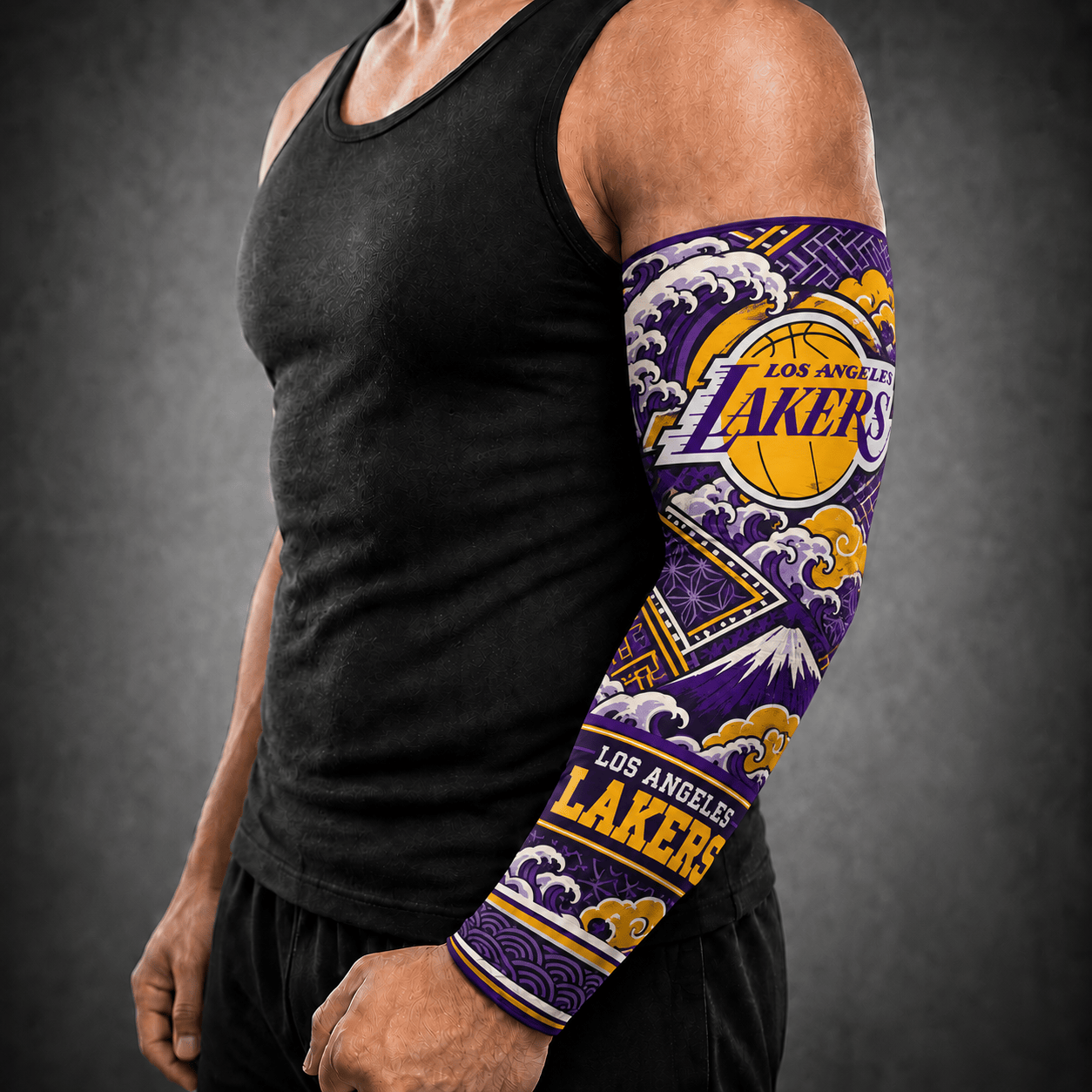 Los Angeles Lakers NBA Arm Sleeves Japan For Fan