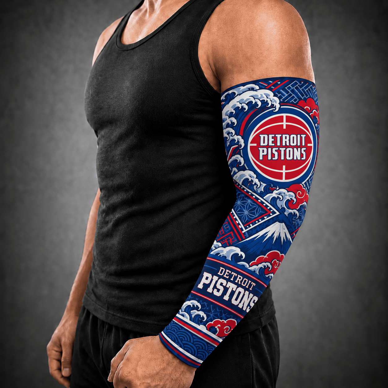 Detroit Pistons NBA Arm Sleeves Japan For Fan