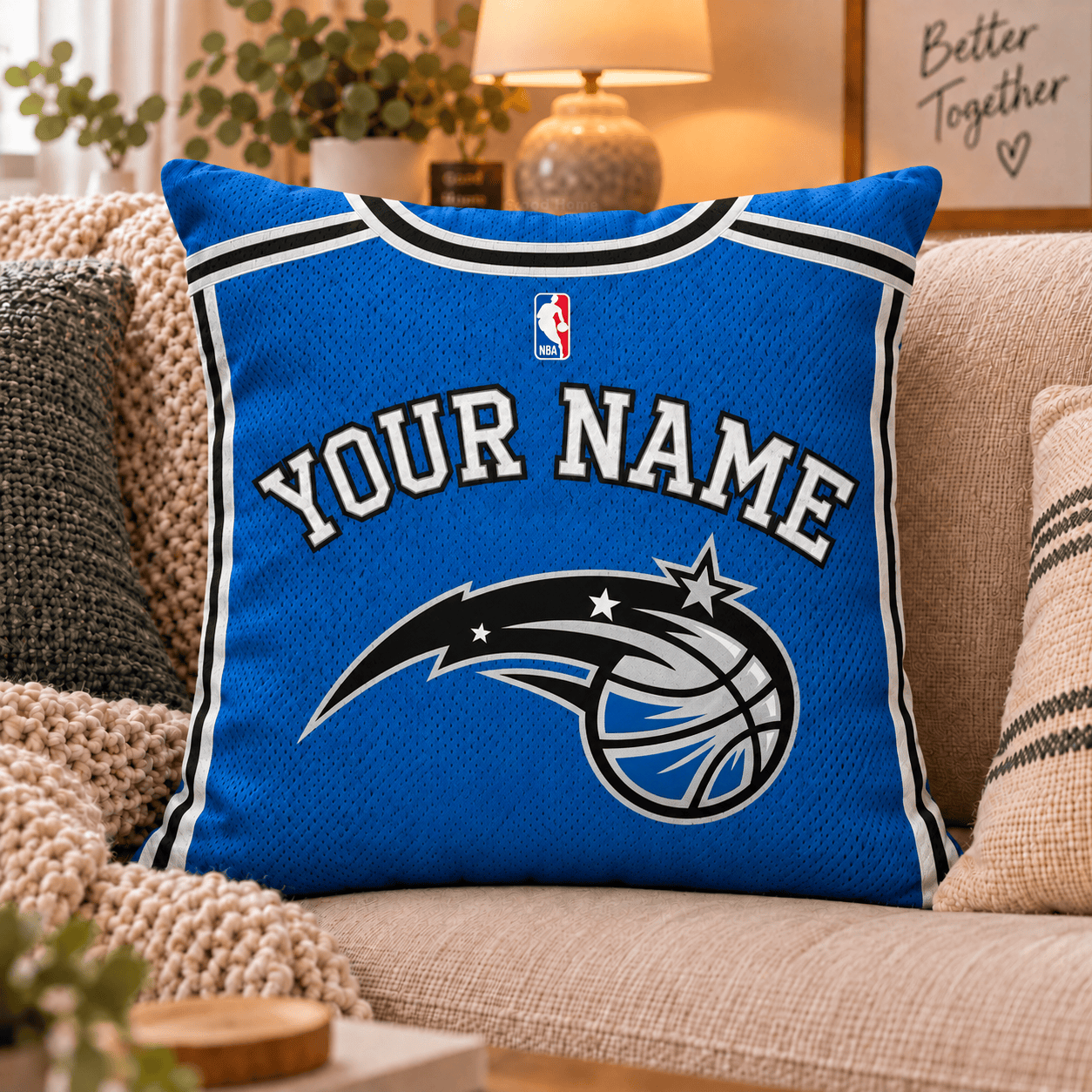 Orlando Magic NBA Pillow Jersey Custom Name For Fan