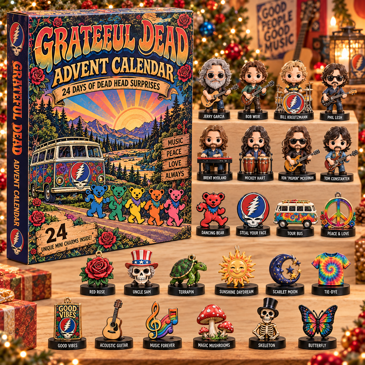 Advent Calendar Grateful Dead For Fan