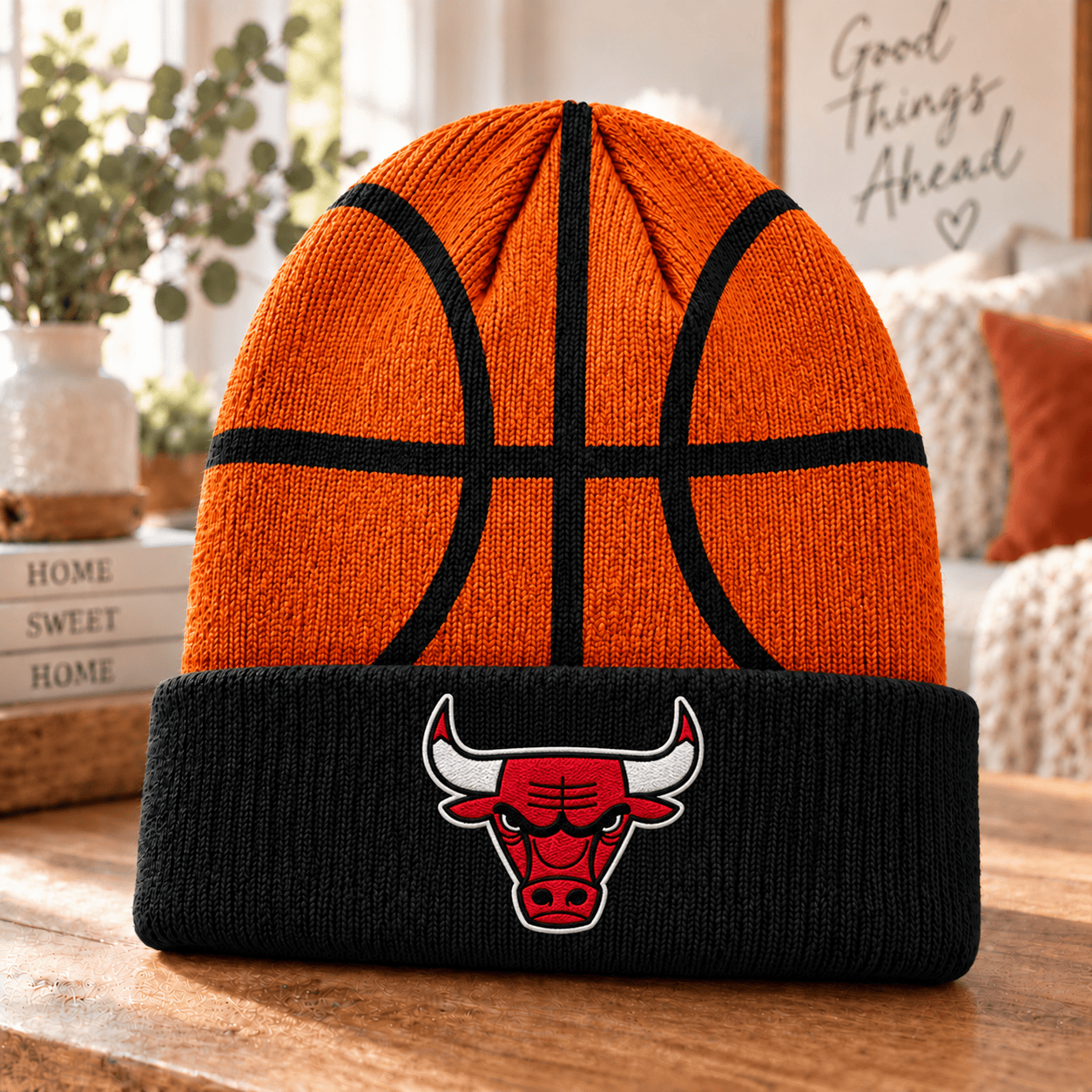 Chicago Bulls NBA Beanie Hat For Fan