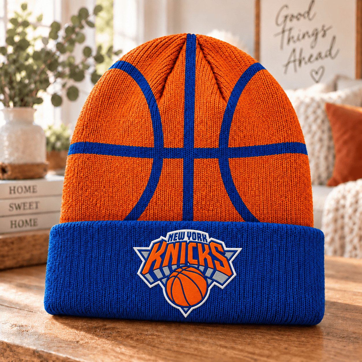 New York Knicks NBA Beanie Hat For Fan