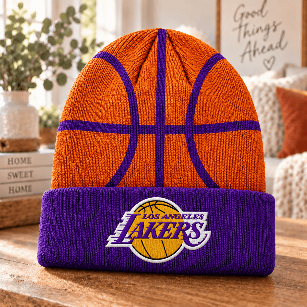 Los Angeles Lakers NBA Beanie Hat For Fan