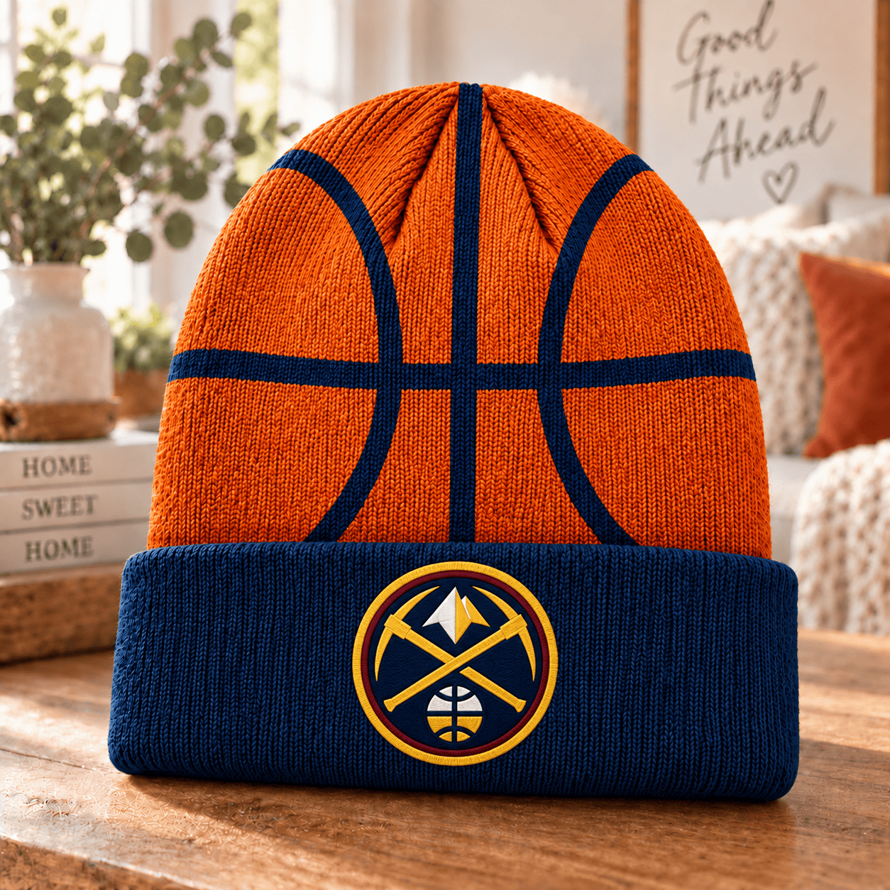Denver Nuggets NBA Beanie Hat For Fan