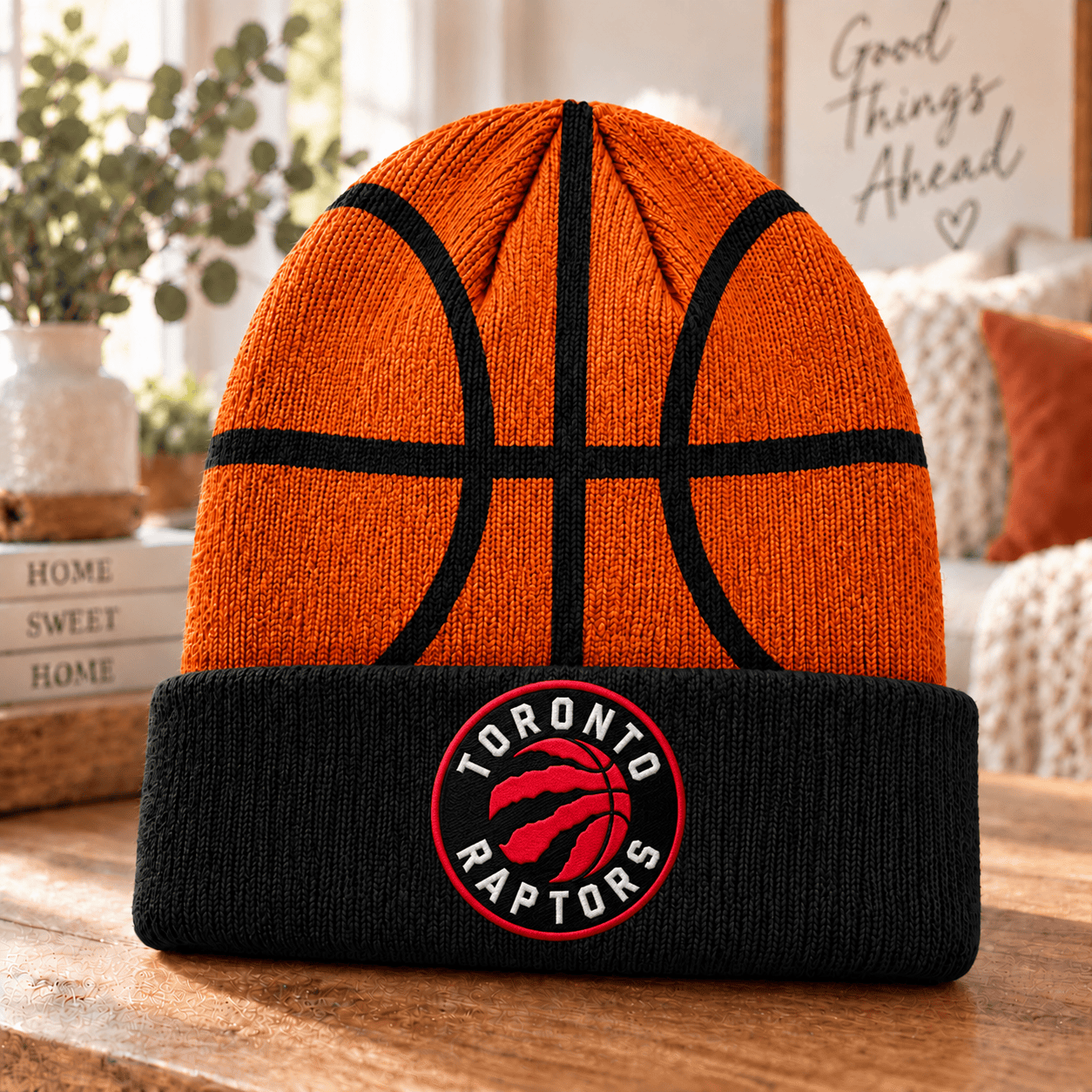 Toronto Raptors NBA Beanie Hat For Fan