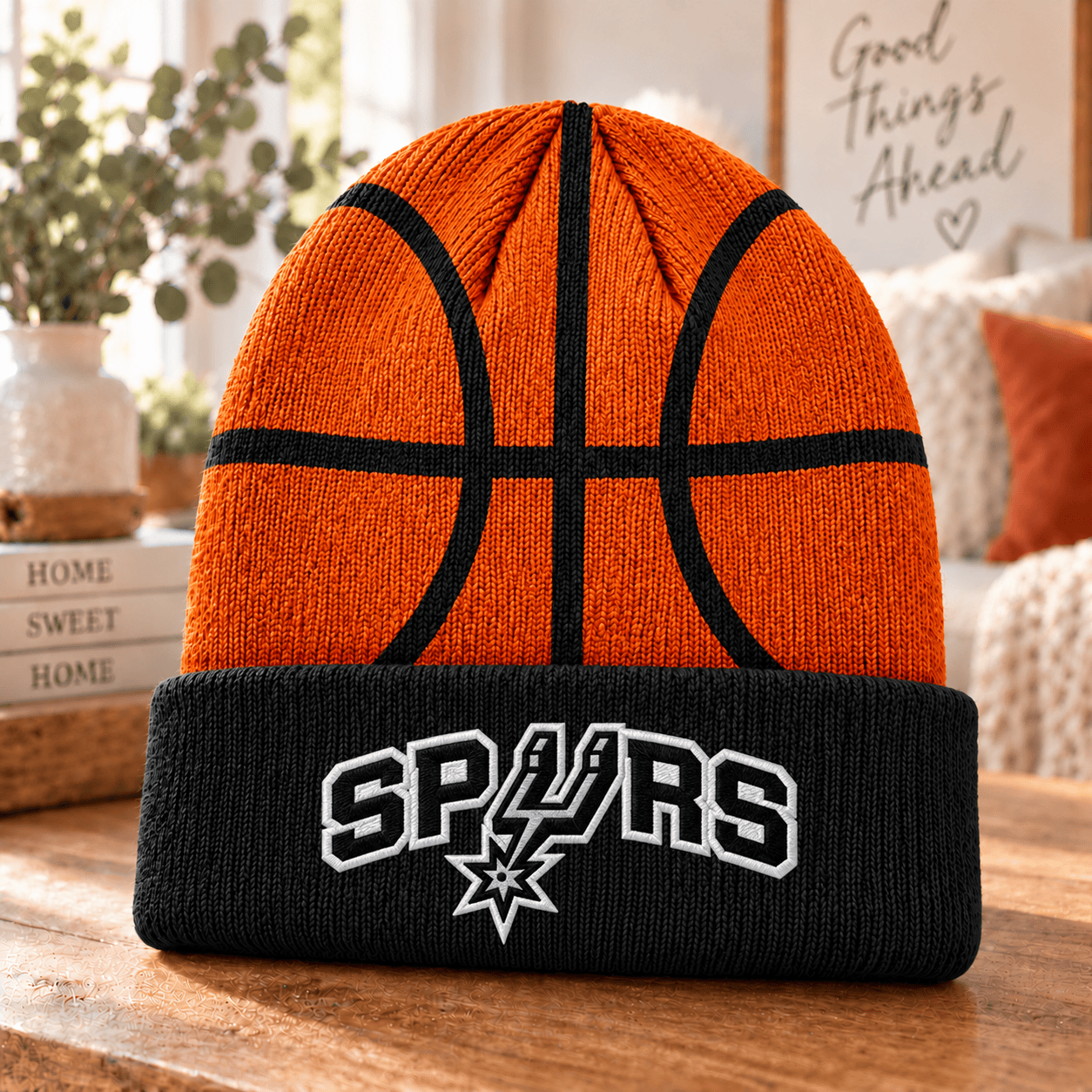 San Antonio Spurs NBA Beanie Hat For Fan