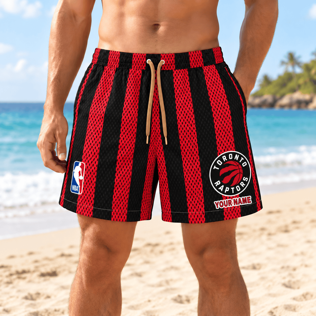 Toronto Raptors NBA Short Pants Custom Name For Fan