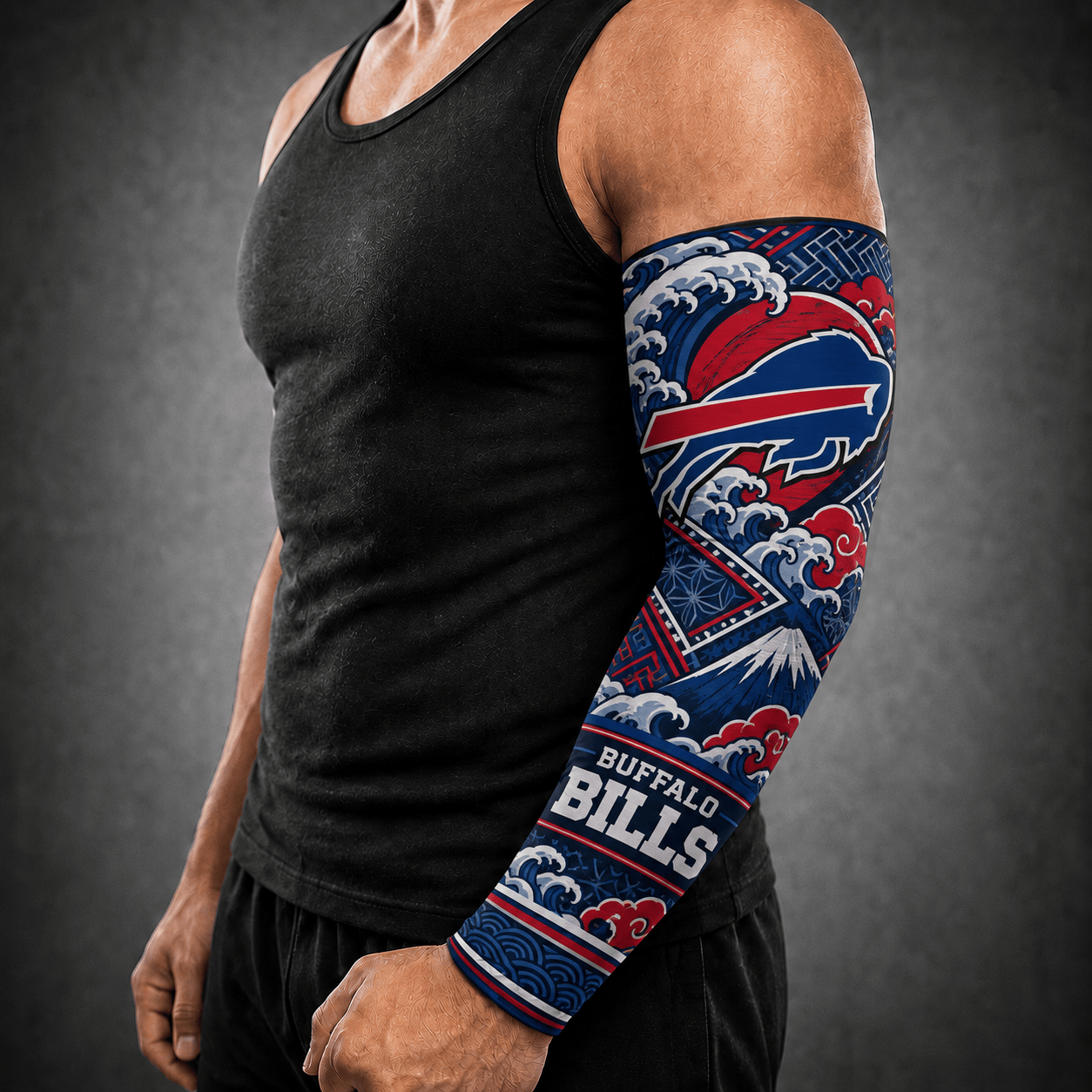 Buffalo Bills NFL Arm Sleeve Japan Custom Name For Fan