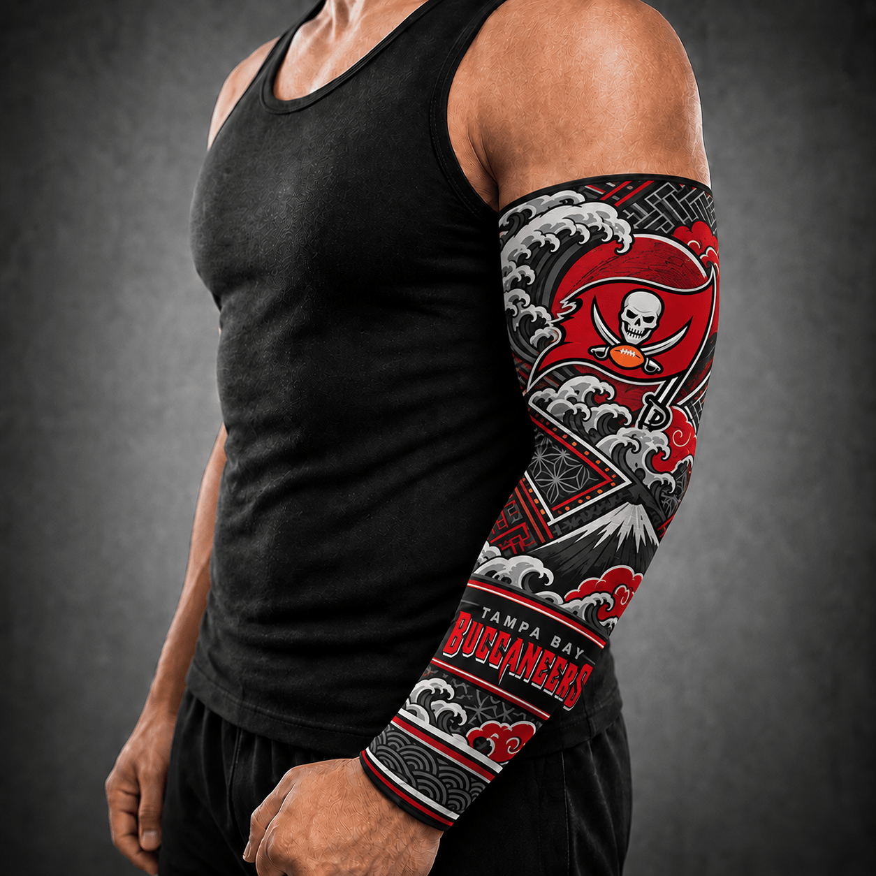 Tampa Bay Buccaneers NFL Arm Sleeve Japan Custom Name For Fan