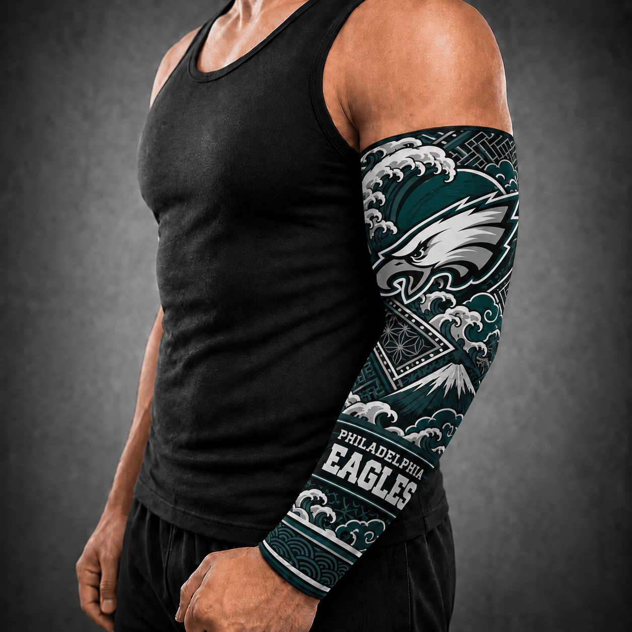 Philadelphia Eagles NFL Arm Sleeve Japan Custom Name For Fan