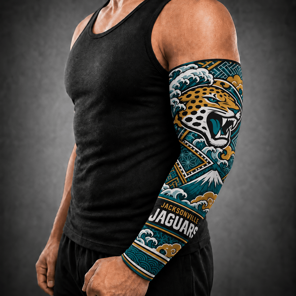 Jacksonville Jaguars NFL Arm Sleeve Japan Custom Name For Fan