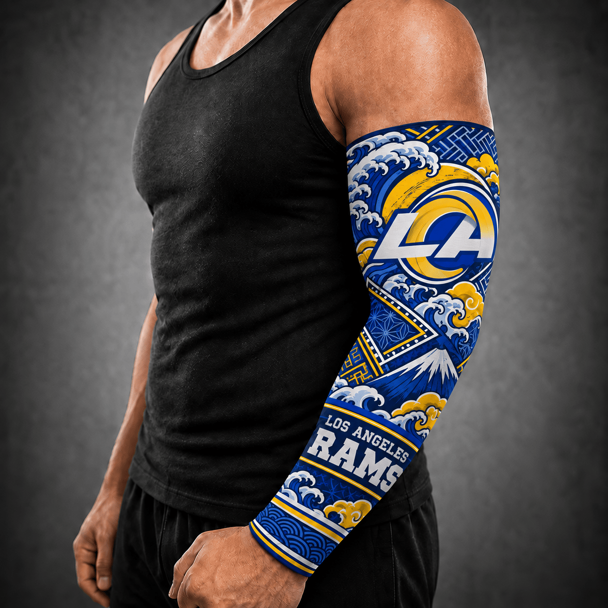 Los Angeles Rams NFL Arm Sleeve Japan Custom Name For Fan