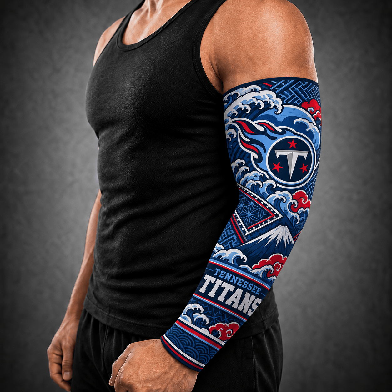 Tennessee Titans NFL Arm Sleeve Japan Custom Name For Fan